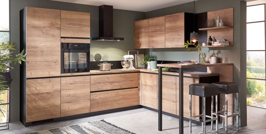 Keuken met eetbar